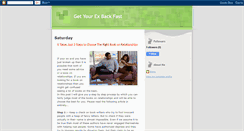 Desktop Screenshot of get-back-your-ex-advice.blogspot.com