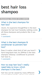 Mobile Screenshot of best-hair-loss-shampoo.blogspot.com
