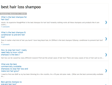 Tablet Screenshot of best-hair-loss-shampoo.blogspot.com