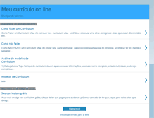 Tablet Screenshot of meucurriculoonline.blogspot.com