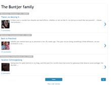 Tablet Screenshot of buntjerfamilyblog.blogspot.com