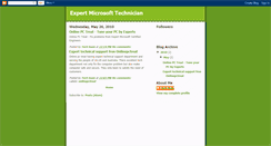 Desktop Screenshot of expertmicrosofttechnician.blogspot.com