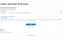 Tablet Screenshot of expertmicrosofttechnician.blogspot.com