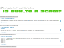 Tablet Screenshot of buxto-scam.blogspot.com