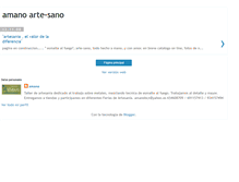 Tablet Screenshot of amanoarte-sano.blogspot.com