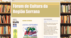 Desktop Screenshot of forumdeculturadaserra.blogspot.com