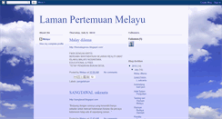 Desktop Screenshot of laman-melayu.blogspot.com