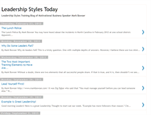 Tablet Screenshot of leadershipstylestoday.blogspot.com