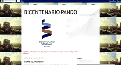 Desktop Screenshot of bicentenariopando.blogspot.com