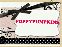 Tablet Screenshot of poppypumpkins.blogspot.com