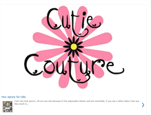 Tablet Screenshot of cutiecouturedesigns.blogspot.com