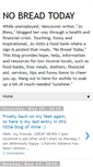 Mobile Screenshot of nobreadtoday.blogspot.com