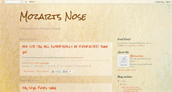 Desktop Screenshot of mozartsnose.blogspot.com