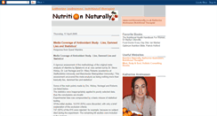 Desktop Screenshot of katherine-nutritionnaturally.blogspot.com