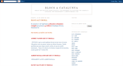 Desktop Screenshot of blocscatalunya.blogspot.com
