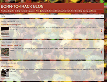 Tablet Screenshot of borntotracknews.blogspot.com