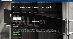 Desktop Screenshot of financieras-i.blogspot.com