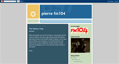 Desktop Screenshot of pierrefm104.blogspot.com