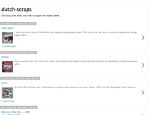 Tablet Screenshot of dutch-scraps.blogspot.com