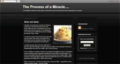 Desktop Screenshot of processofmiracles.blogspot.com