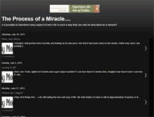 Tablet Screenshot of processofmiracles.blogspot.com