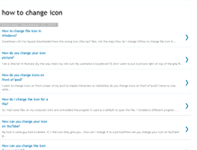 Tablet Screenshot of howtochangeicon.blogspot.com