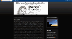 Desktop Screenshot of cienciaficcioncr.blogspot.com