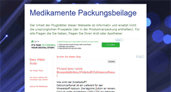 Desktop Screenshot of packungsbeilage.blogspot.com