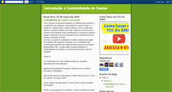 Desktop Screenshot of contabilidadecustos.blogspot.com