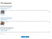 Tablet Screenshot of mosaicist.blogspot.com