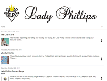 Tablet Screenshot of ladyphillips.blogspot.com
