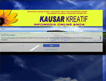 Tablet Screenshot of kausarkreatif-lu.blogspot.com