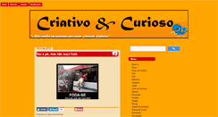 Desktop Screenshot of criativoecurioso.blogspot.com