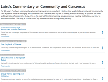 Tablet Screenshot of communityandconsensus.blogspot.com