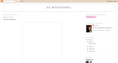 Desktop Screenshot of demodebijbel.blogspot.com