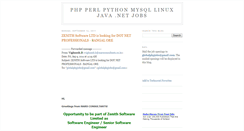 Desktop Screenshot of globalphpjobs.blogspot.com