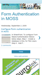 Mobile Screenshot of mossformauthentication.blogspot.com