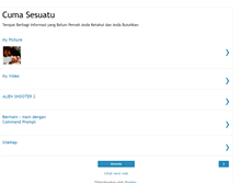 Tablet Screenshot of cumasesuatu.blogspot.com