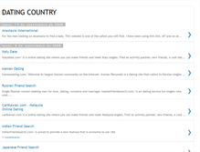 Tablet Screenshot of datingcountry.blogspot.com