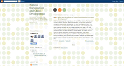Desktop Screenshot of naturalsocialization.blogspot.com