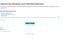 Tablet Screenshot of naturalsocialization.blogspot.com