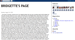 Desktop Screenshot of bridgettespage.blogspot.com