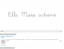 Tablet Screenshot of ellemossactions.blogspot.com
