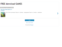 Tablet Screenshot of downloadforfreegames.blogspot.com