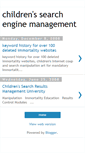 Mobile Screenshot of childres-search-engine-management.blogspot.com