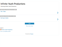Tablet Screenshot of infiniteyouthproductions.blogspot.com
