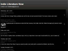 Tablet Screenshot of indieliteraturetoday.blogspot.com