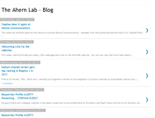 Tablet Screenshot of ahernlabblog.blogspot.com