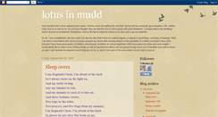 Desktop Screenshot of lotusinmudd.blogspot.com