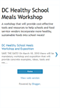 Mobile Screenshot of dchealthyschoolmeals.blogspot.com